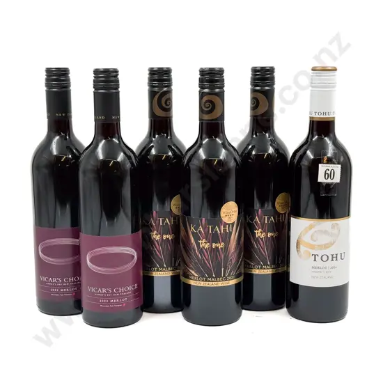 NZ Six Assorted Merlot