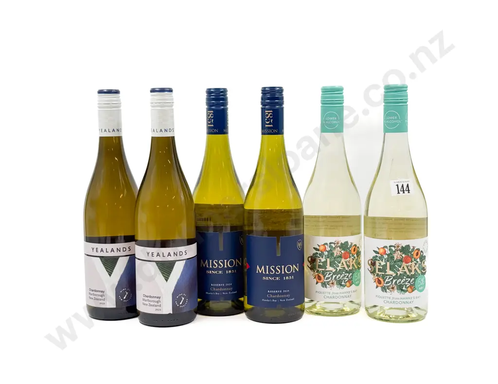 NZ Six Assorted Chardonnay Image 1++