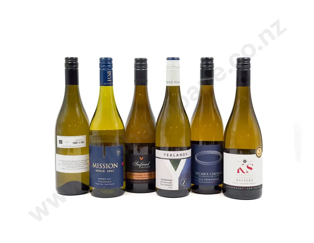 NZ Six Assorted Chardonnay Image 1++