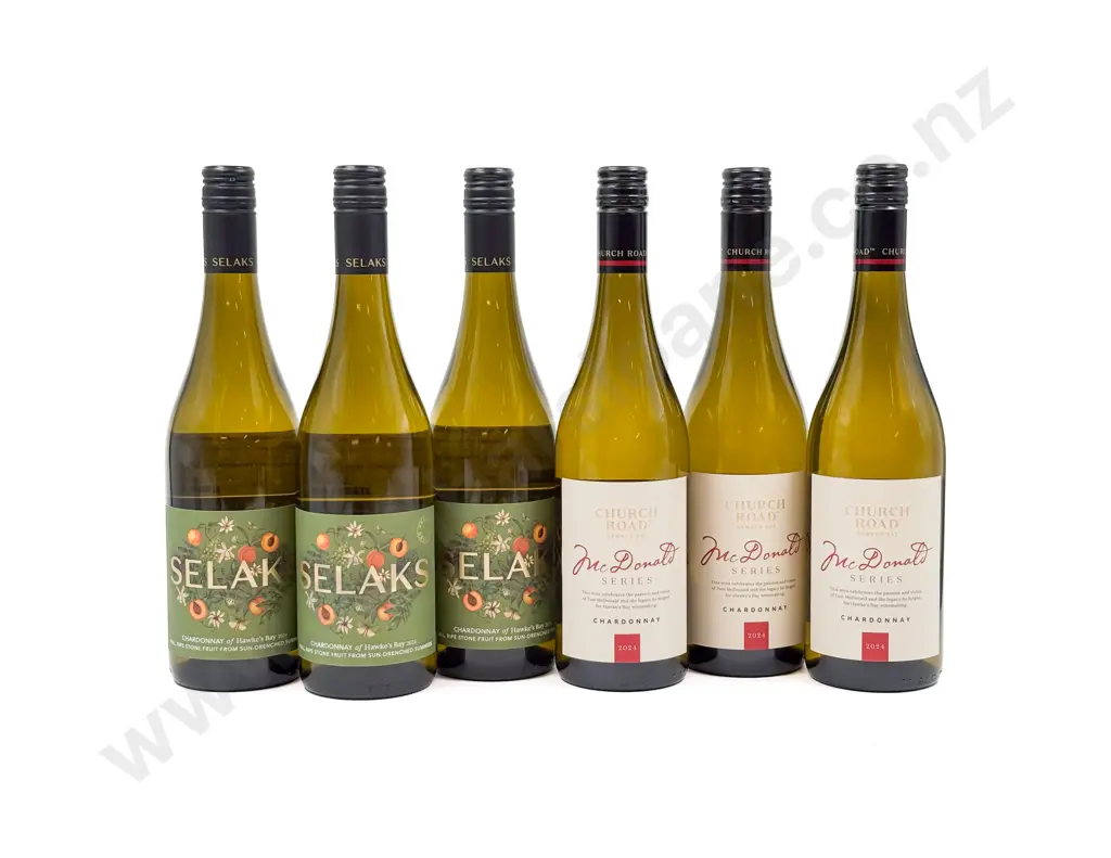NZ Six Assorted Chardonnay Image 1++