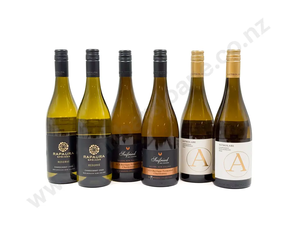 NZ Six Assorted Chardonnay Image 1++