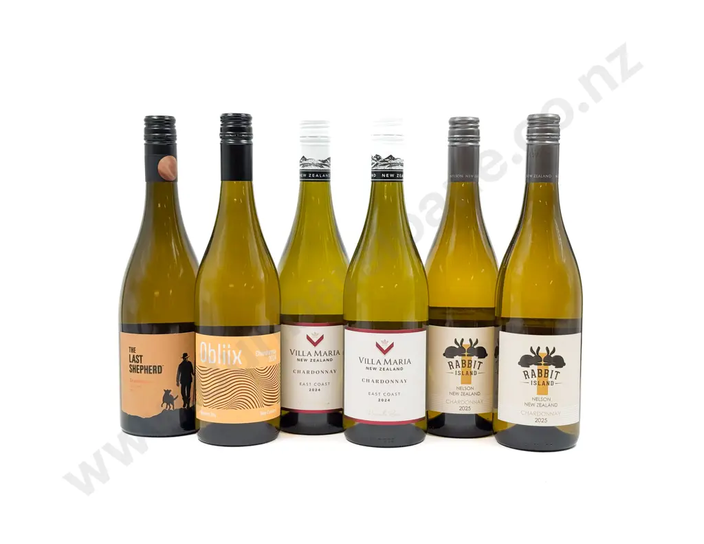 NZ Six Assorted Chardonnay Image 1++