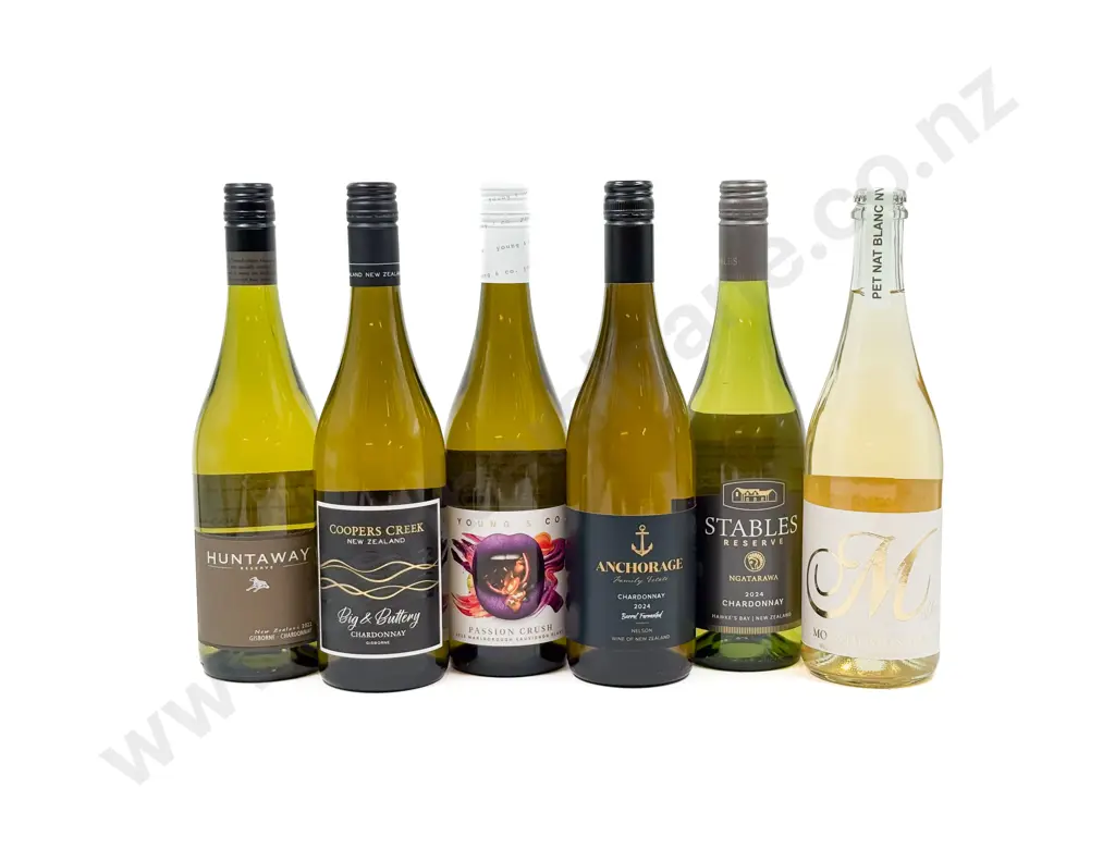 NZ Six Assorted Chardonnay Image 1++