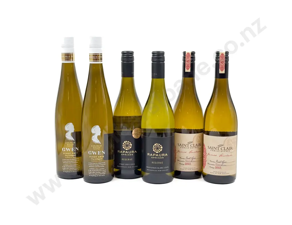 NZ Six Assorted Pinot Gris Image 1++