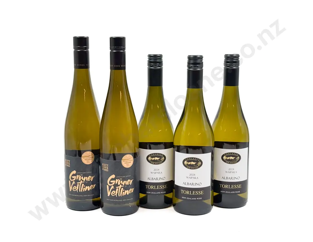 NZ Five Assorted Albarino & Other Image 1++