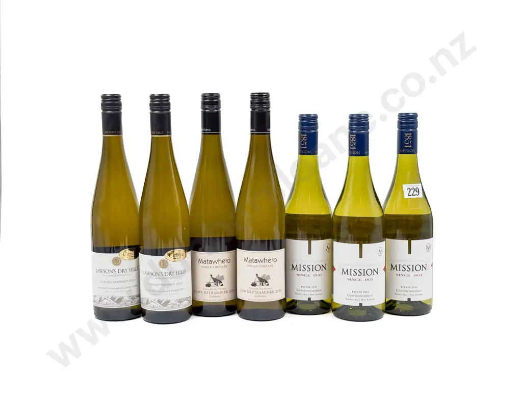 NZ Seven Assorted Gewurztraminer Image 1++