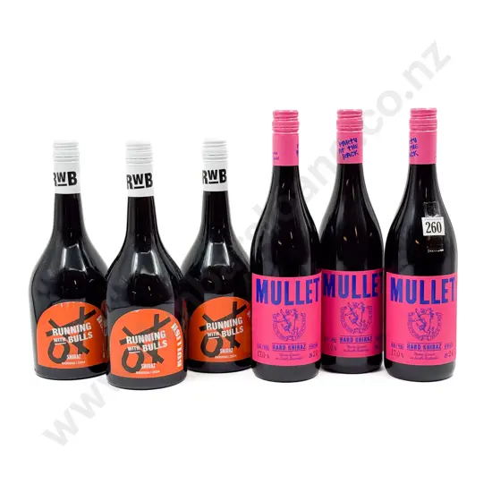 AUST Six Assorted Shiraz