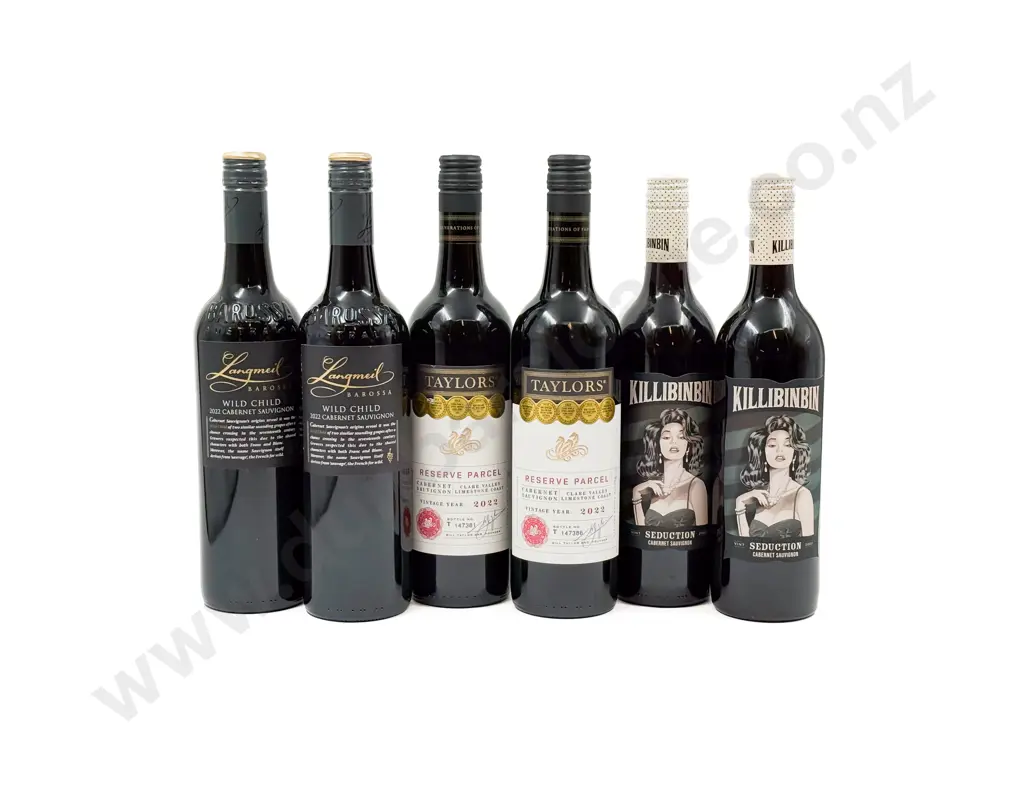 AUST Six Assorted Cabernet Sauvignon Image 1++