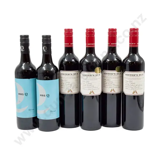 AUST Six Assorted Shiraz