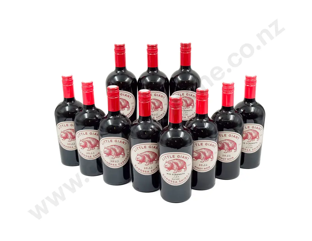 AUST Eleven Assorted Little Giant Shiraz incl Three Low Alcohol Image 1++