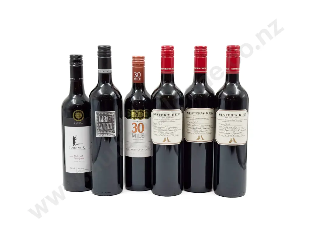 AUST Six Assorted Cabernet Sauvignon Image 1++