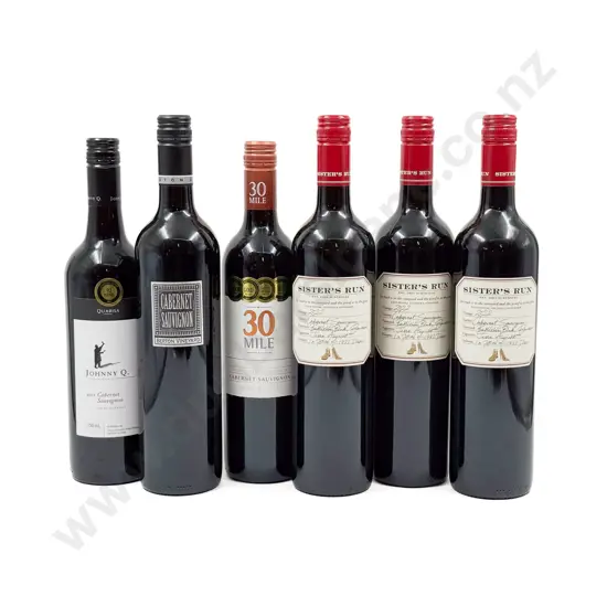 AUST Six Assorted Cabernet Sauvignon