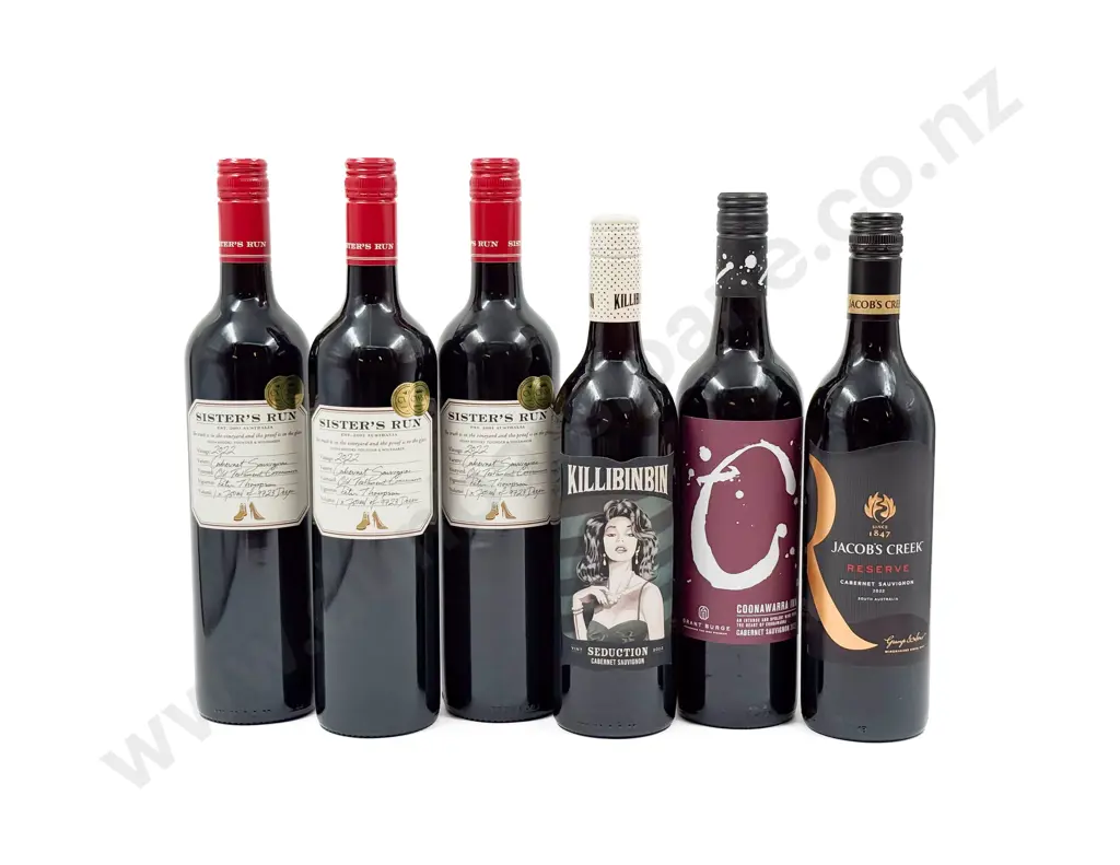 AUST Six Assorted Cabernet Sauvignon Image 1++