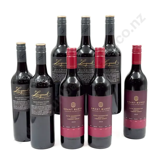 AUST Eight Assorted Red Blends