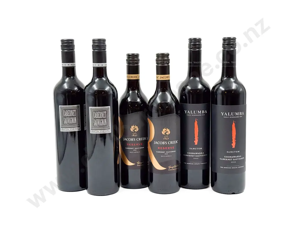 AUST Six Assorted Cabernet Sauvignon Image 1++