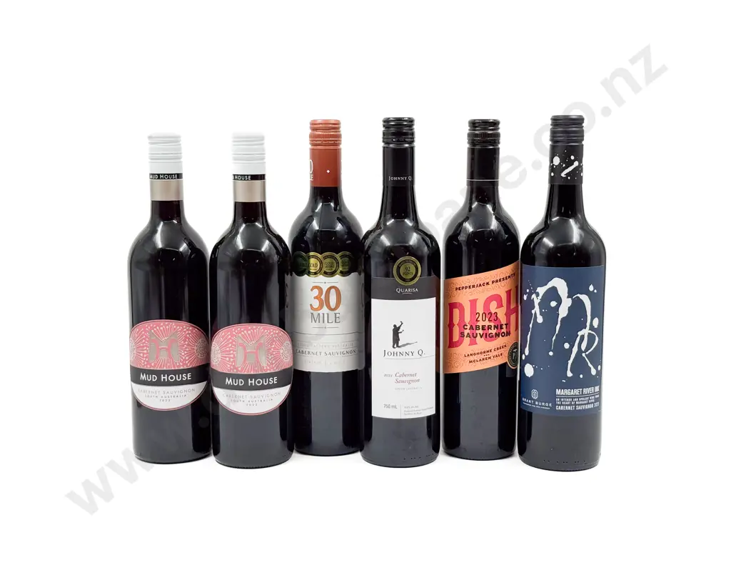 AUST Six Assorted Cabernet Sauvignon Image 1++