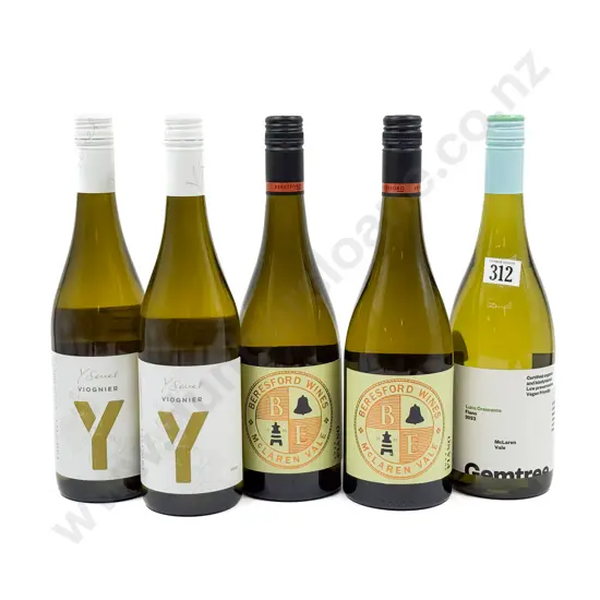 AUST Five Assorted White Wines