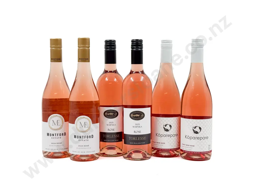 NZ Six Assorted Rosé Image 1++