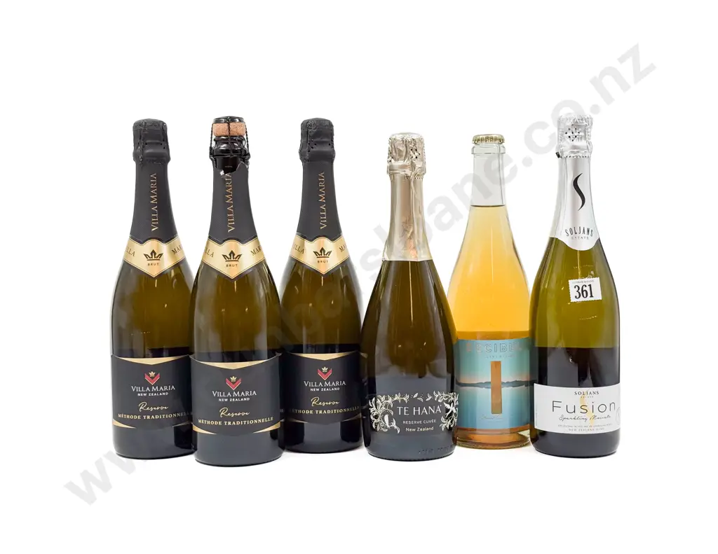 NZ Six Assorted Sparkling Wines Image 1++