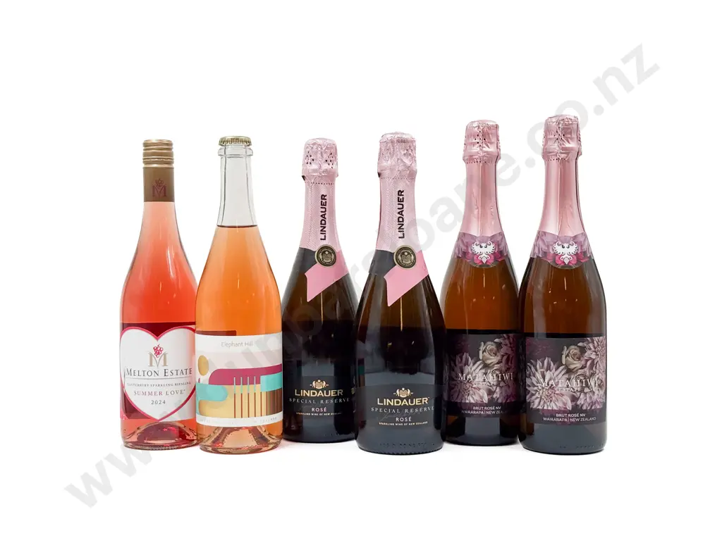 NZ Six Assorted Sparkling Rosé Image 1++