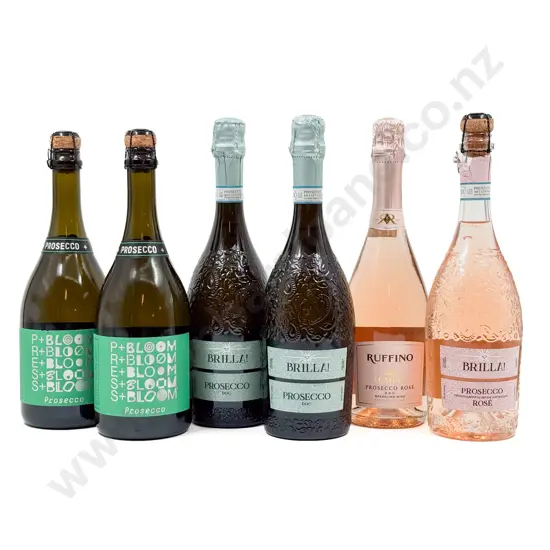 ITALY Six Assorted Prosecco