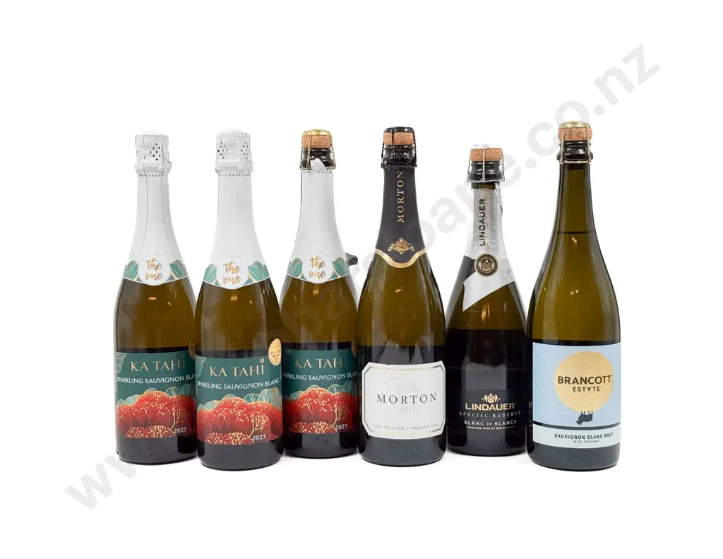 NZ Six Assorted Sparkling Wines Image 1++