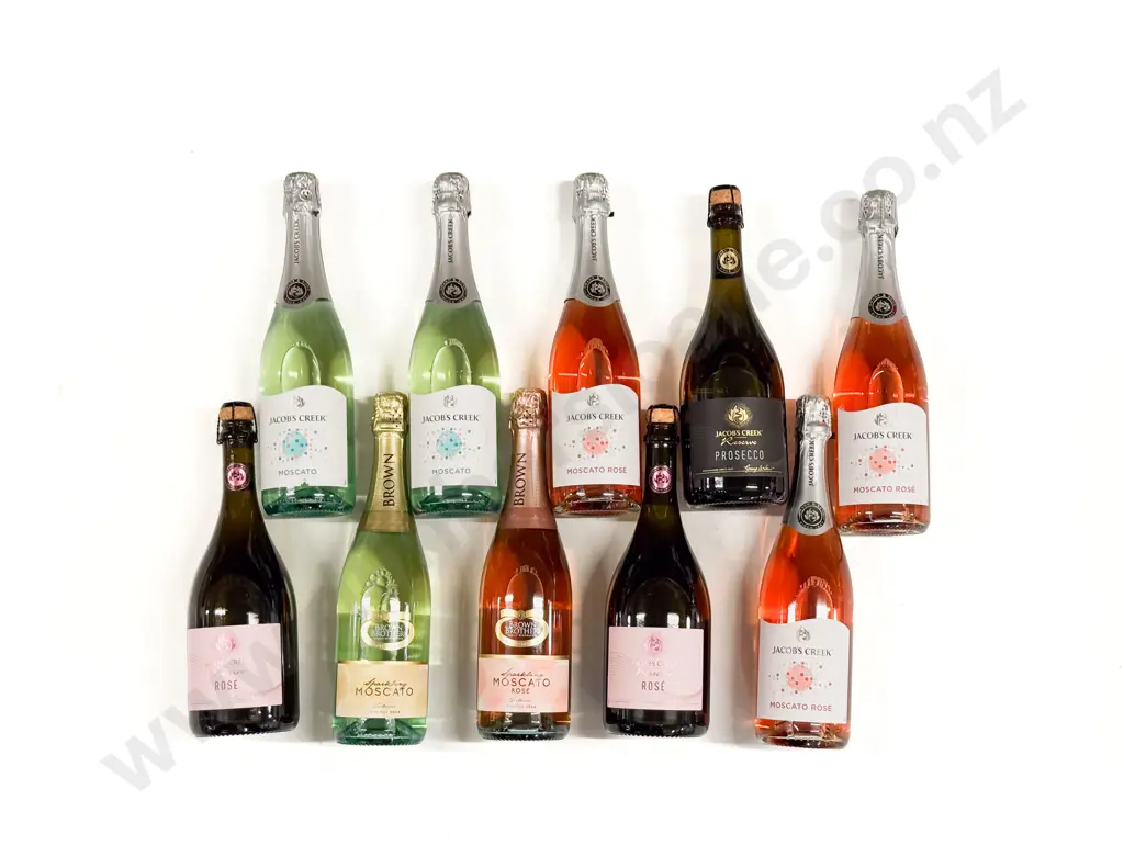 Ten Assorted Sparkling Wines Image 1++