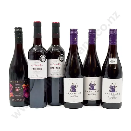 FRANCE Six Assorted Pinot Noir