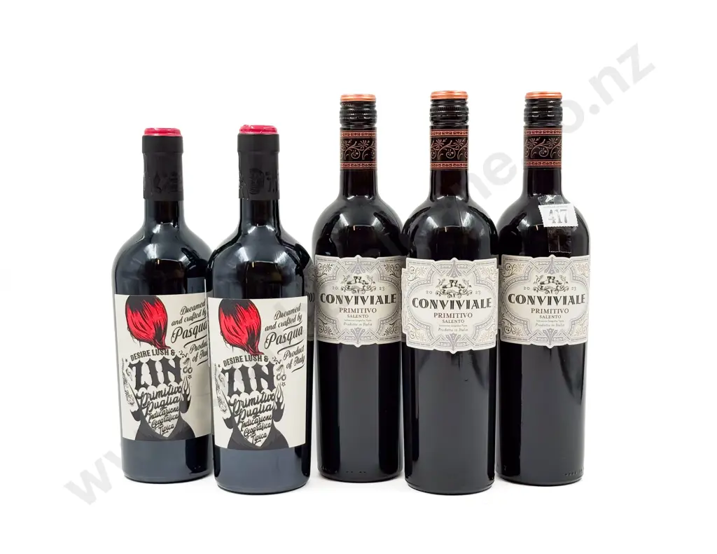 ITALY Five Assorted Red Blends Image 1++