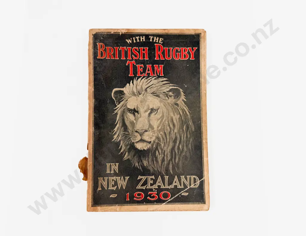 G T Alley - With The British Rugby Team in New Zealand 1930 Image 1++