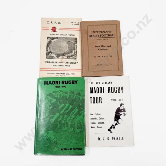 Four Volumes Relating To New Zealand Rugby