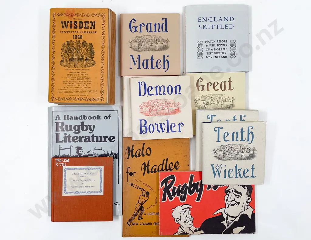 Twelve Volumes Relating to Cricket Image 1++