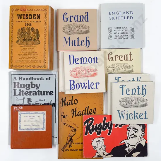 Twelve Volumes Relating to Cricket