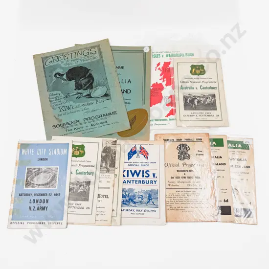 25 Assorted Rugby Programmes