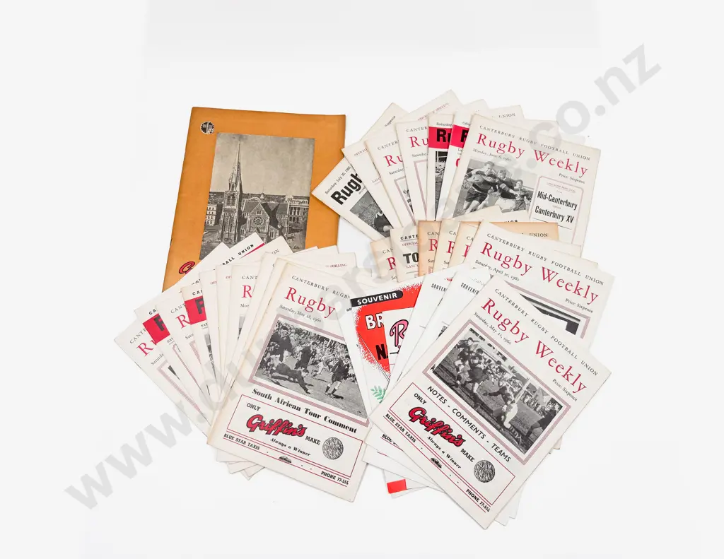 Quantity Assorted Rugby Programmes Image 1++