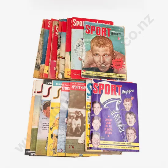 Quantity Assorted Vintage Sport Related Magazines