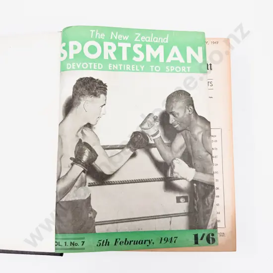 The NZ Sportsman 1947 Editions Bound As One