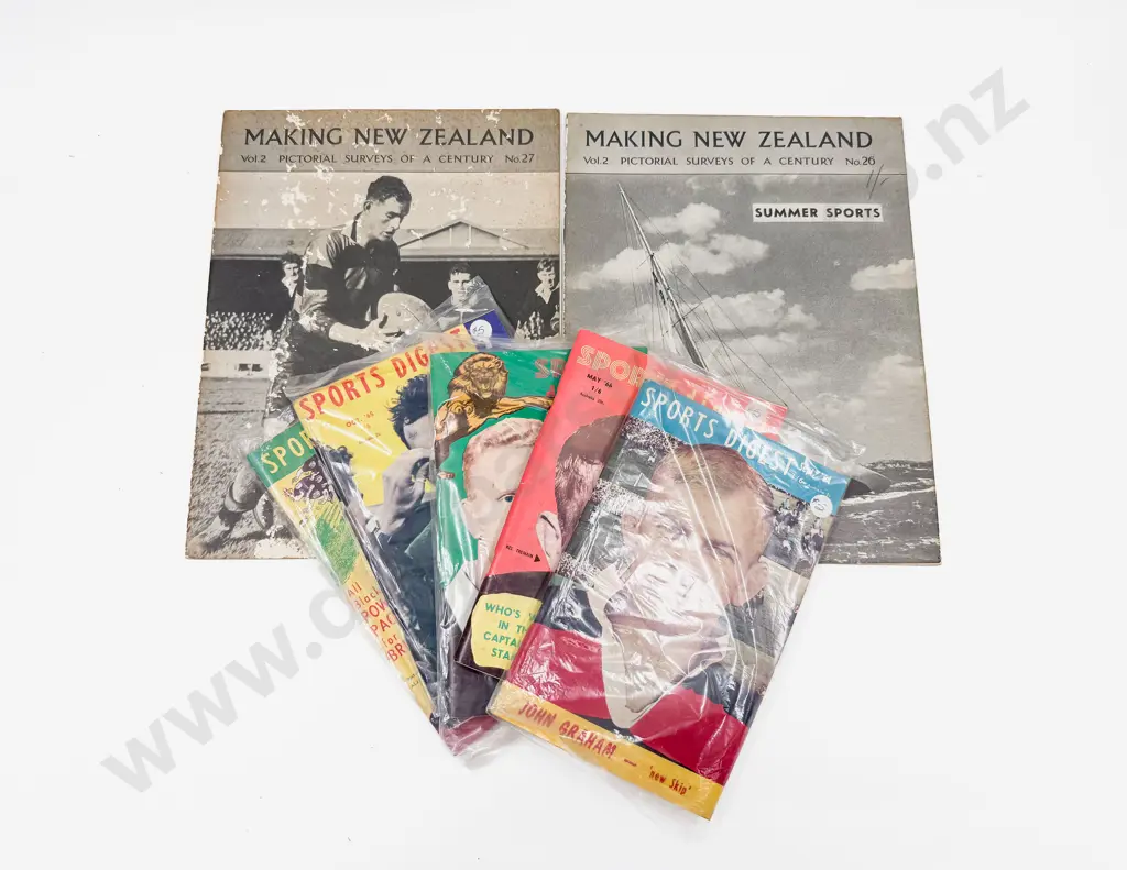 Five Volumes Sports Digest & Two Others Image 1++