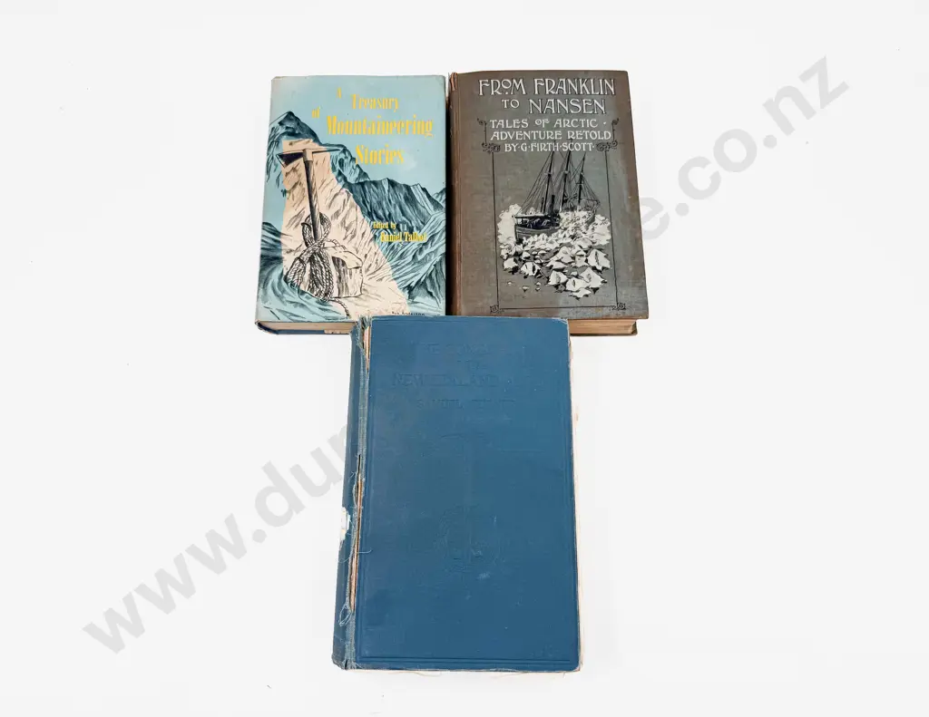 Three Vintage Volumes Relating to NZ Mountaineering Image 1++