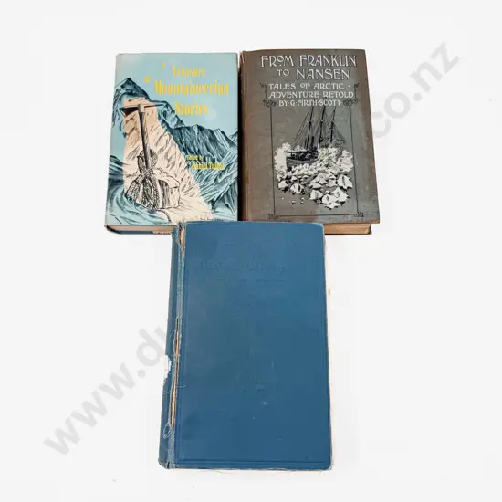 Three Vintage Volumes Relating to NZ Mountaineering