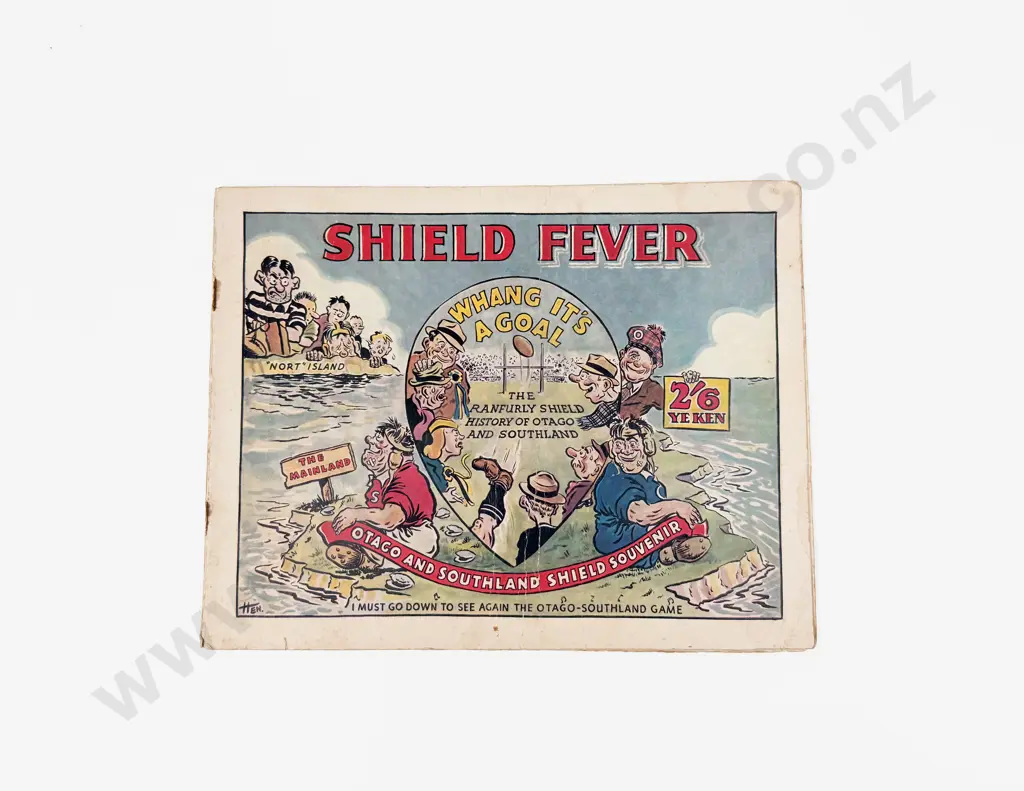 Otago & Southland "Shield Fever" Souvenir Pamphlet Image 1++