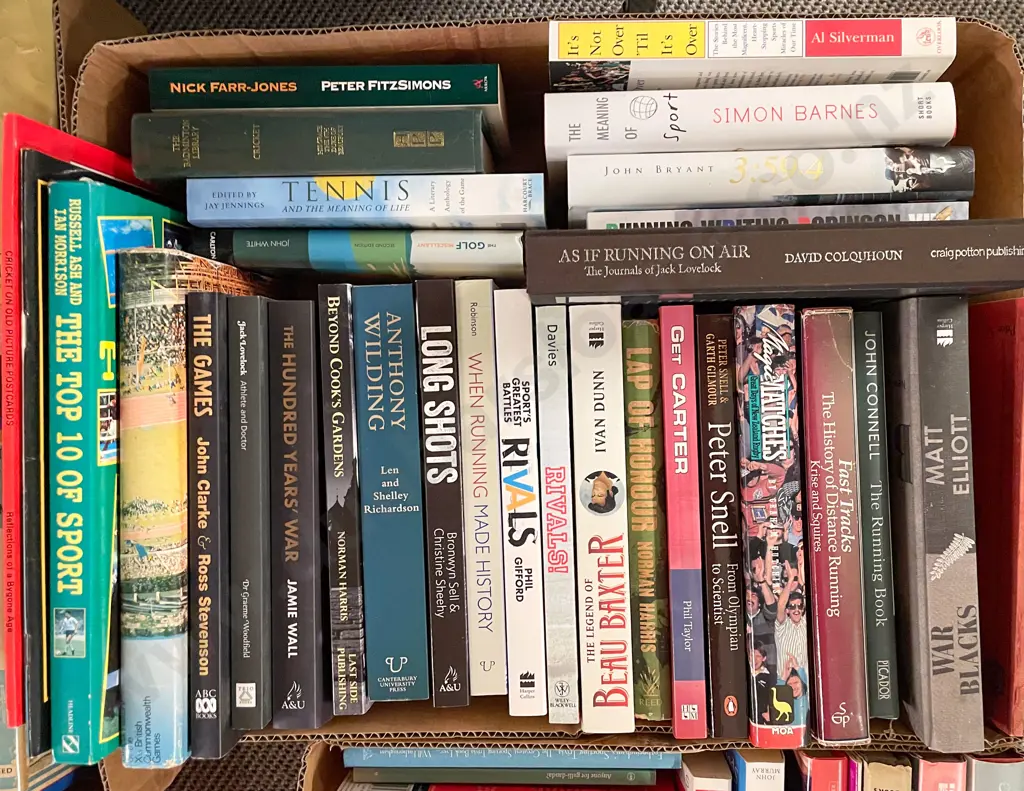 Collection of Books Relating to Sport Image 1++