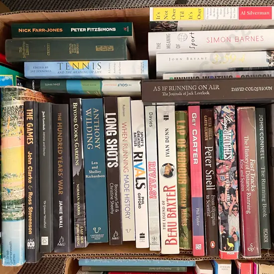 Collection of Books Relating to Sport