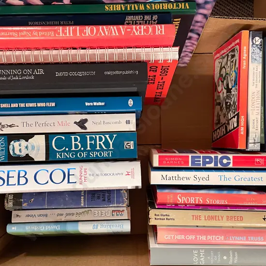 Collection of Books Relating to Sport