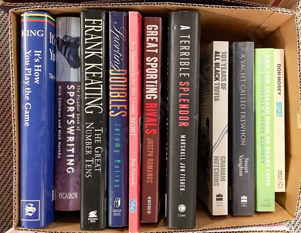 Collection of Books Relating to Sport Image 1++