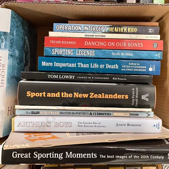 Collection of Books Relating to Sport