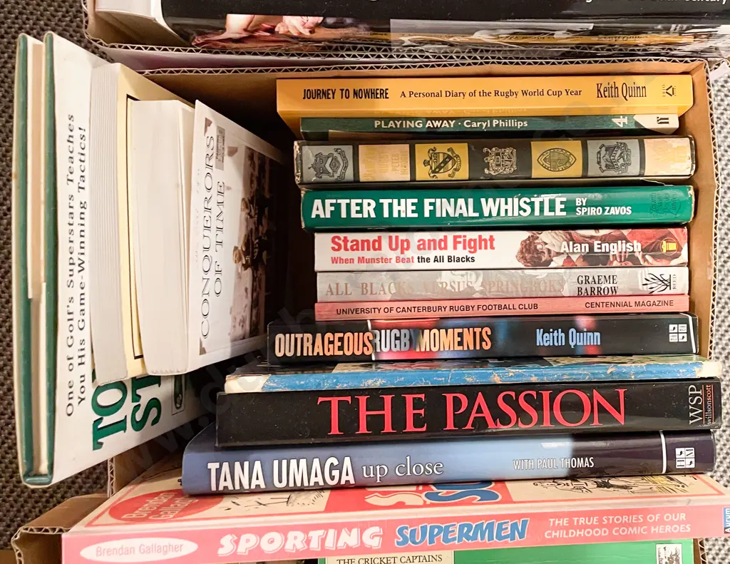 Collection of Books Relating to Sport Image 1++