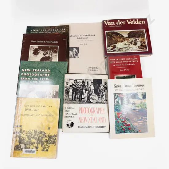 Nine Volumes Relating to NZ Art