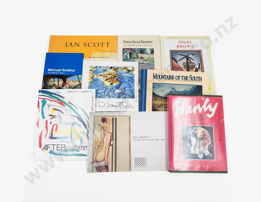 Nine Volumes Relating to NZ Art Image 1++