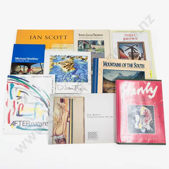 Nine Volumes Relating to NZ Art